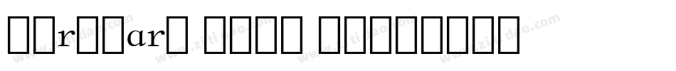 Bernhard BdCn BT字体转换
